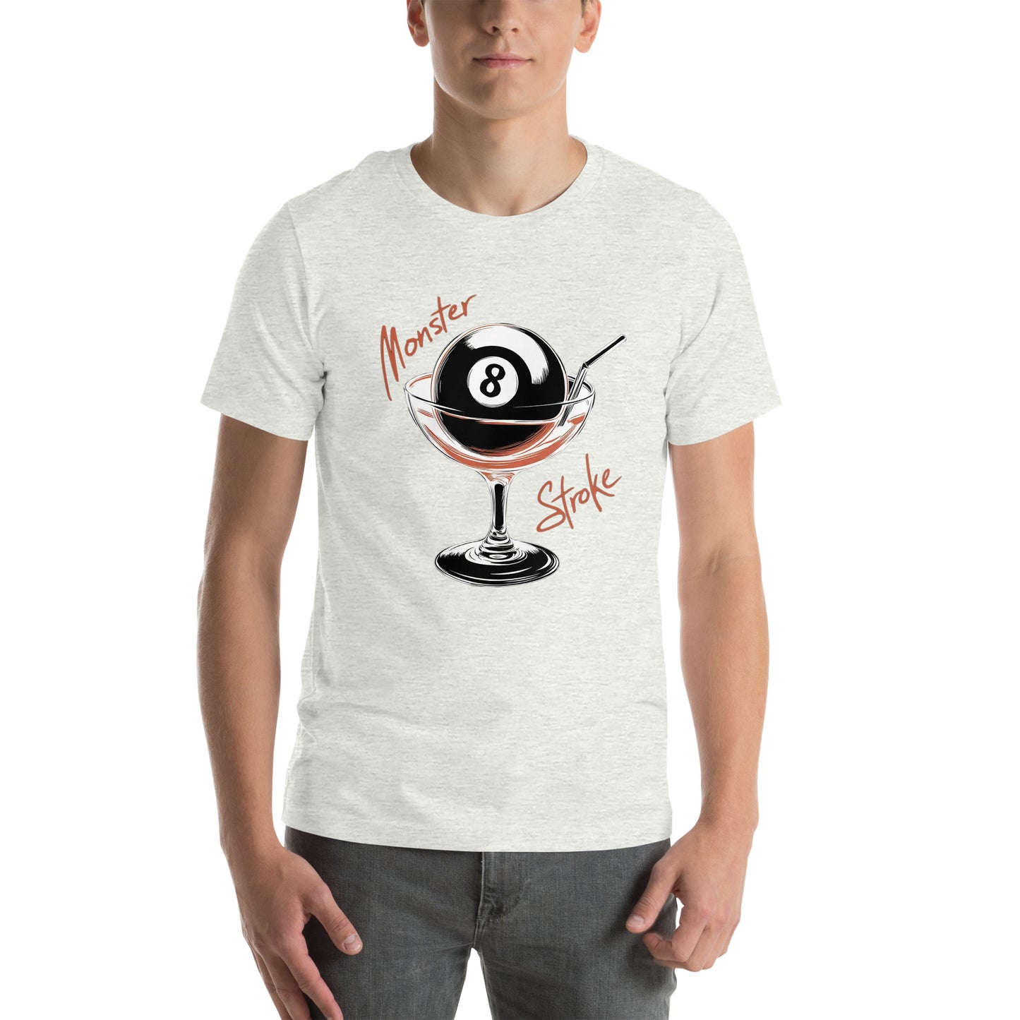 Monster Stroke 8-ball Cocktail Unisex t-shirt