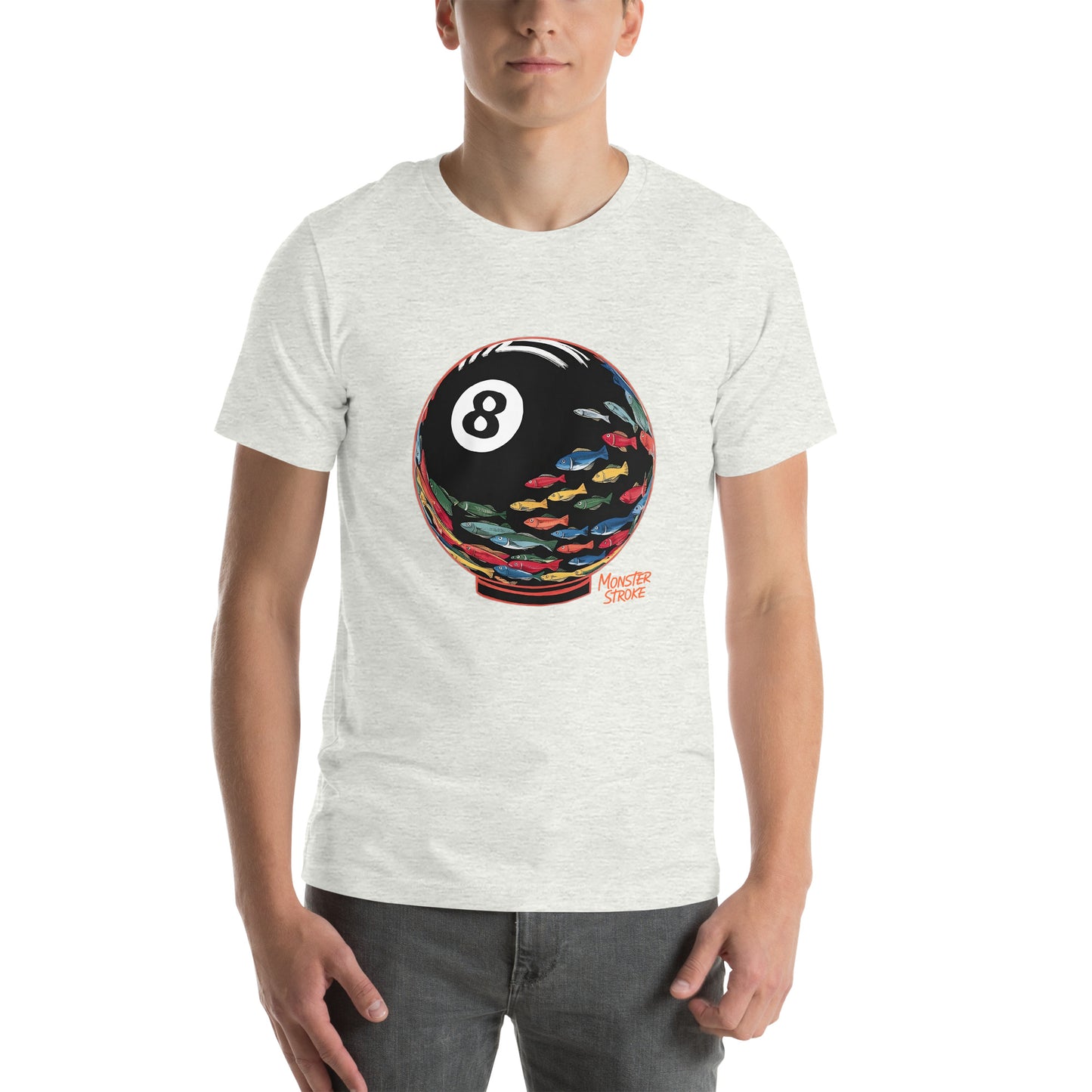 8-ball Fish Bowl Unisex t-shirt
