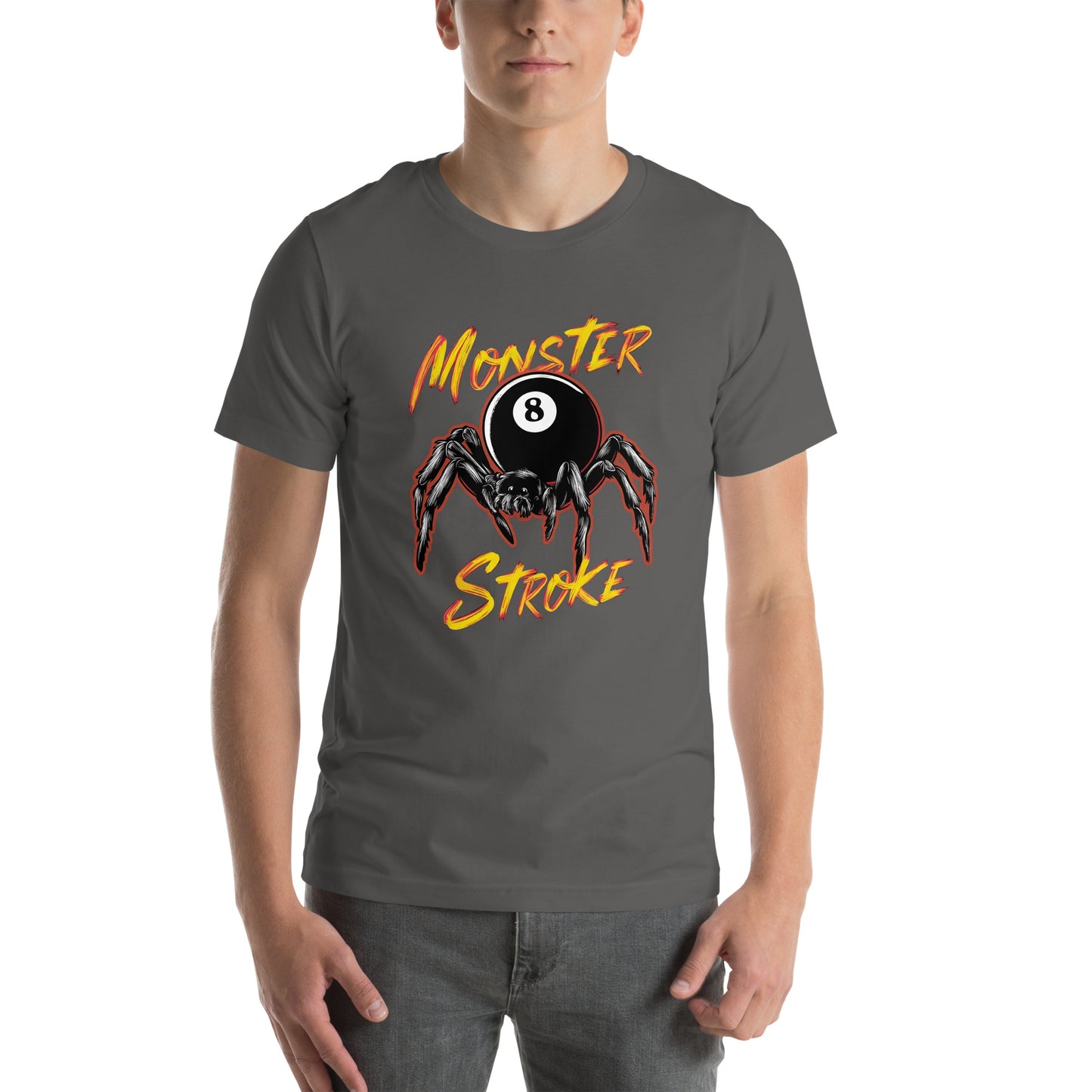 Monster Stroke 8-ball Spider Unisex t-shirt