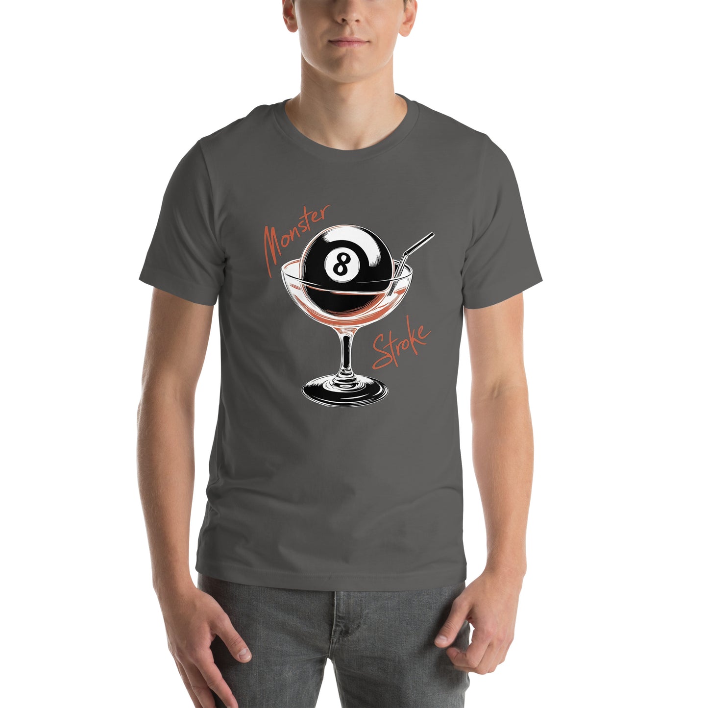 Monster Stroke 8-ball Cocktail Unisex t-shirt