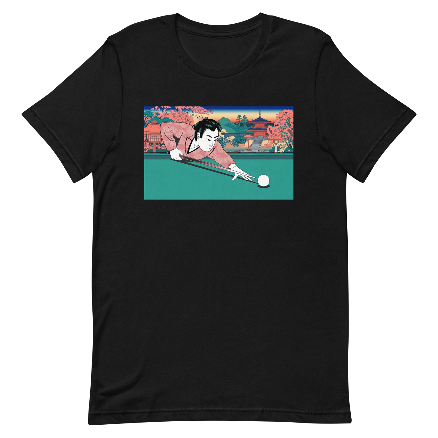 Edo Japanese Pool Player Unisex t-shirt