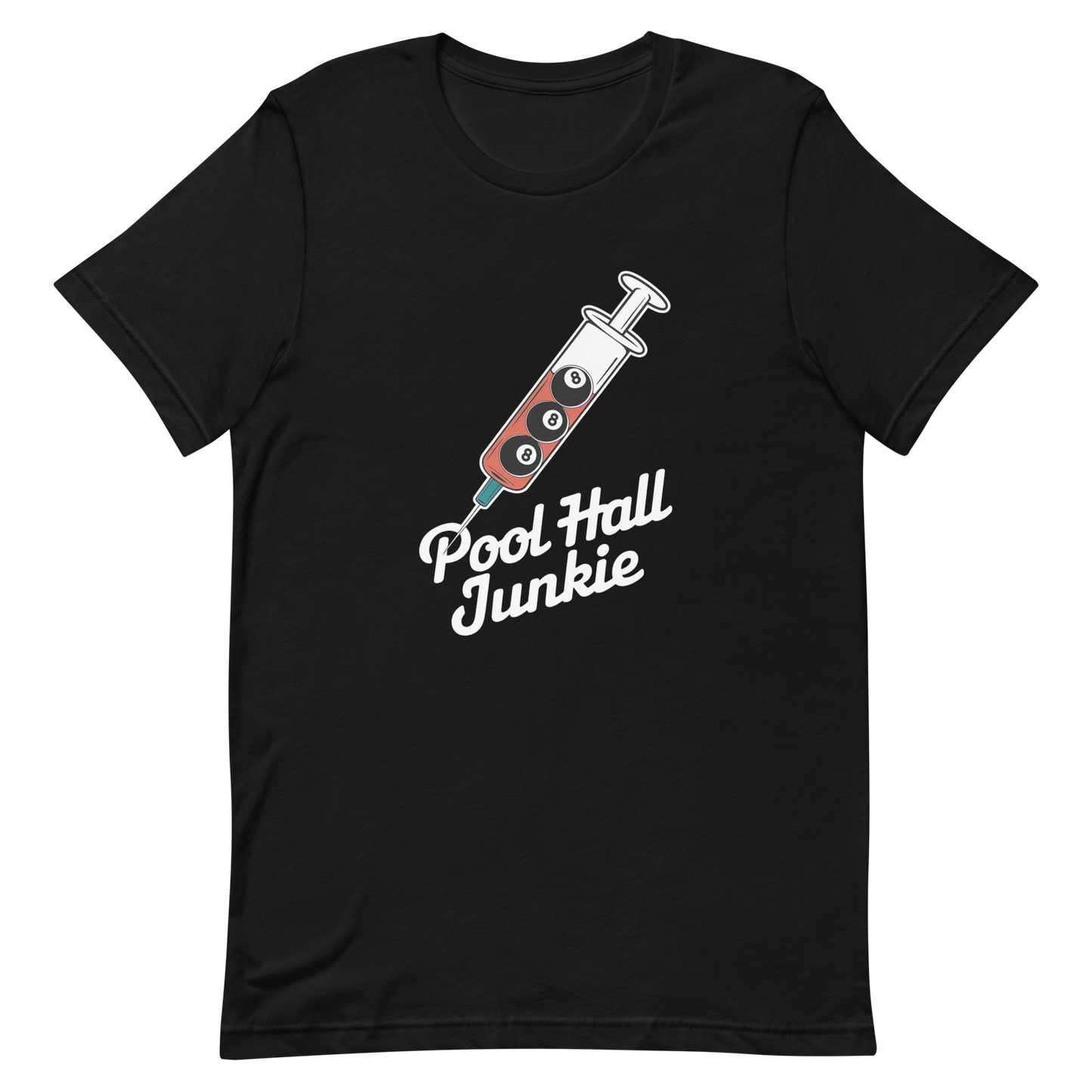 Pool Hall Junkie Unisex t-shirt
