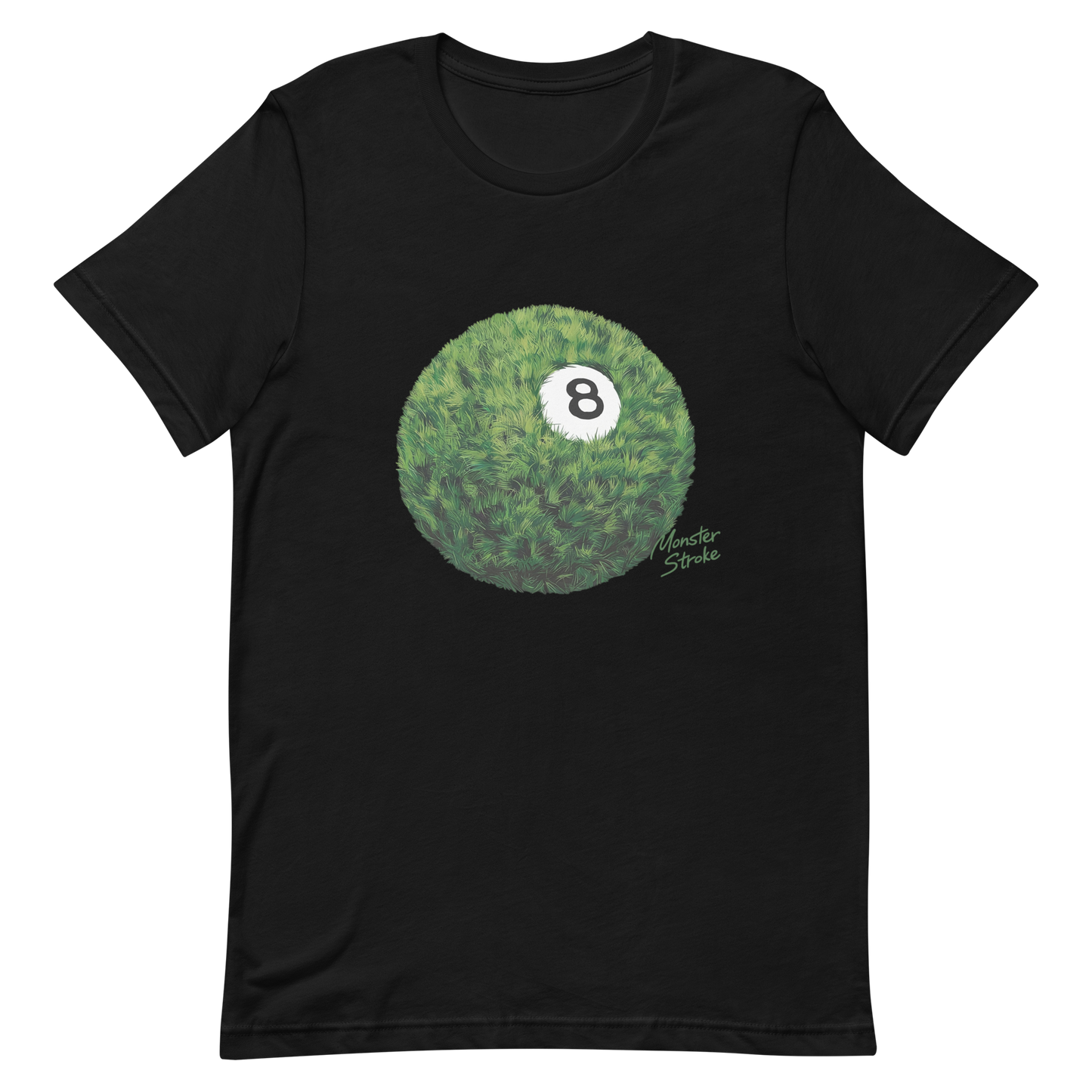 8-ball Grass billiards ball Unisex t-shirt