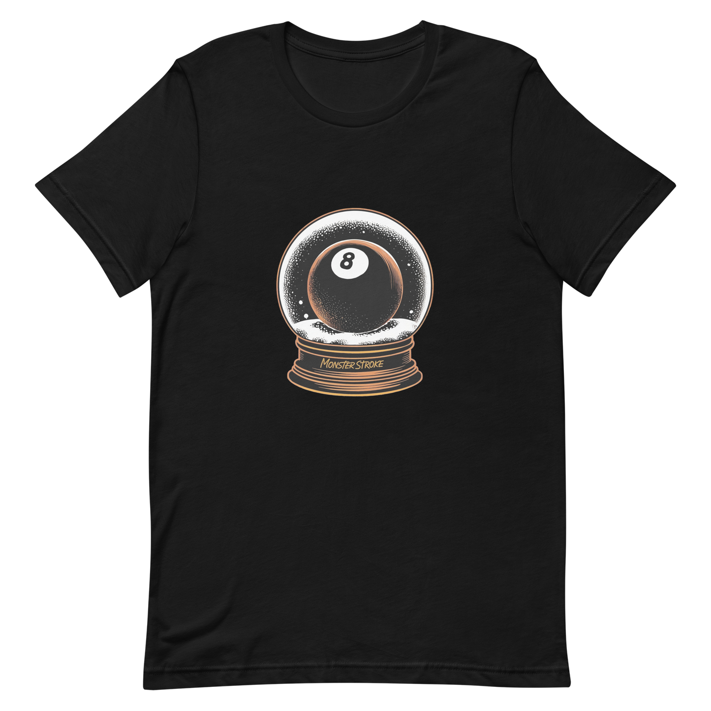 8-ball Snow Globe Unisex t-shirt