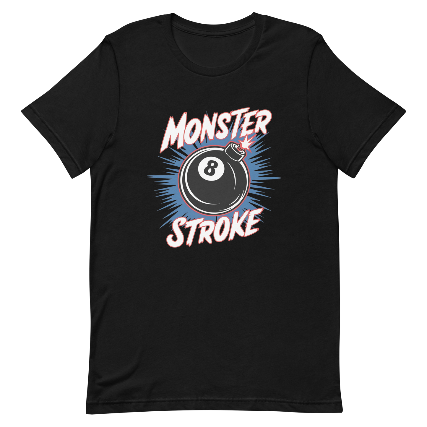 Monster Stroke 8-ball Bomb Unisex t-shirt