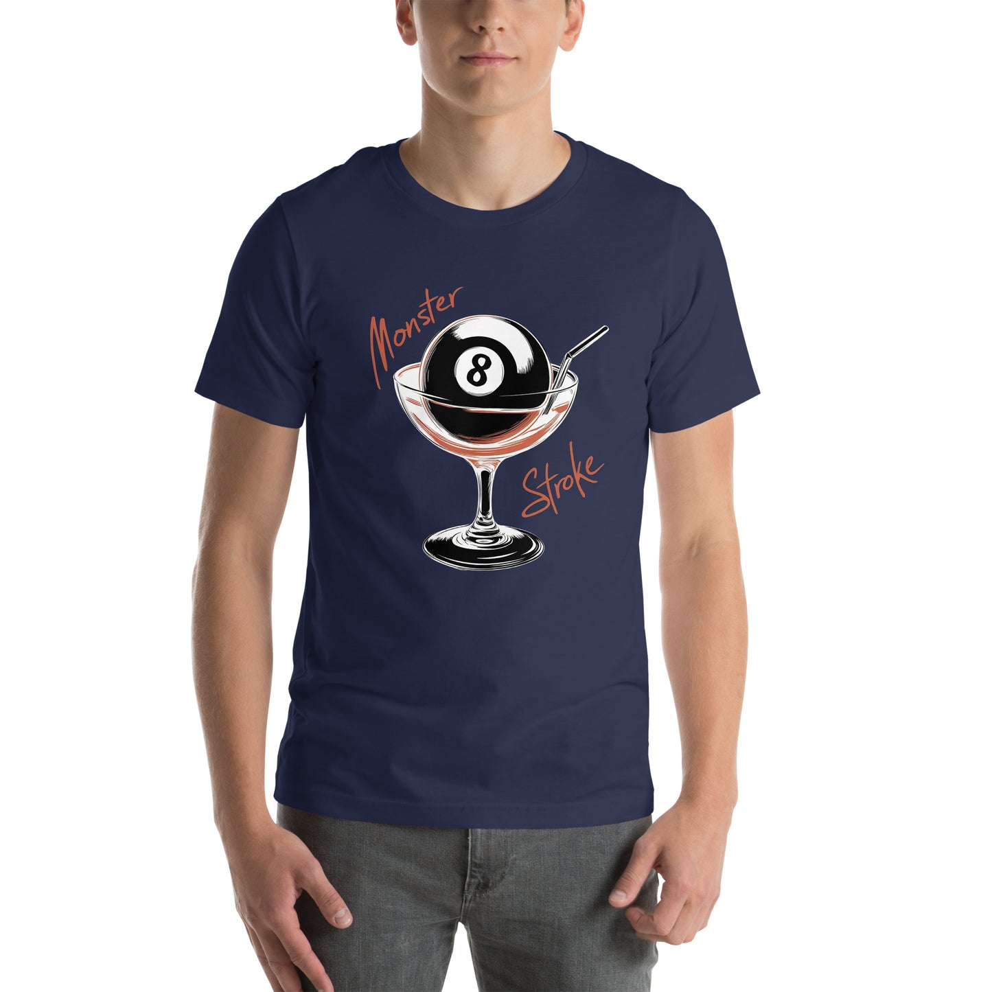 Monster Stroke 8-ball Cocktail Unisex t-shirt
