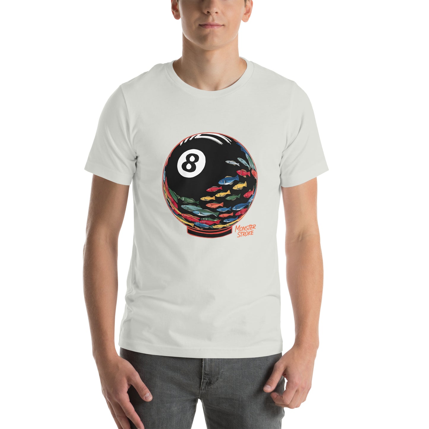 8-ball Fish Bowl Unisex t-shirt