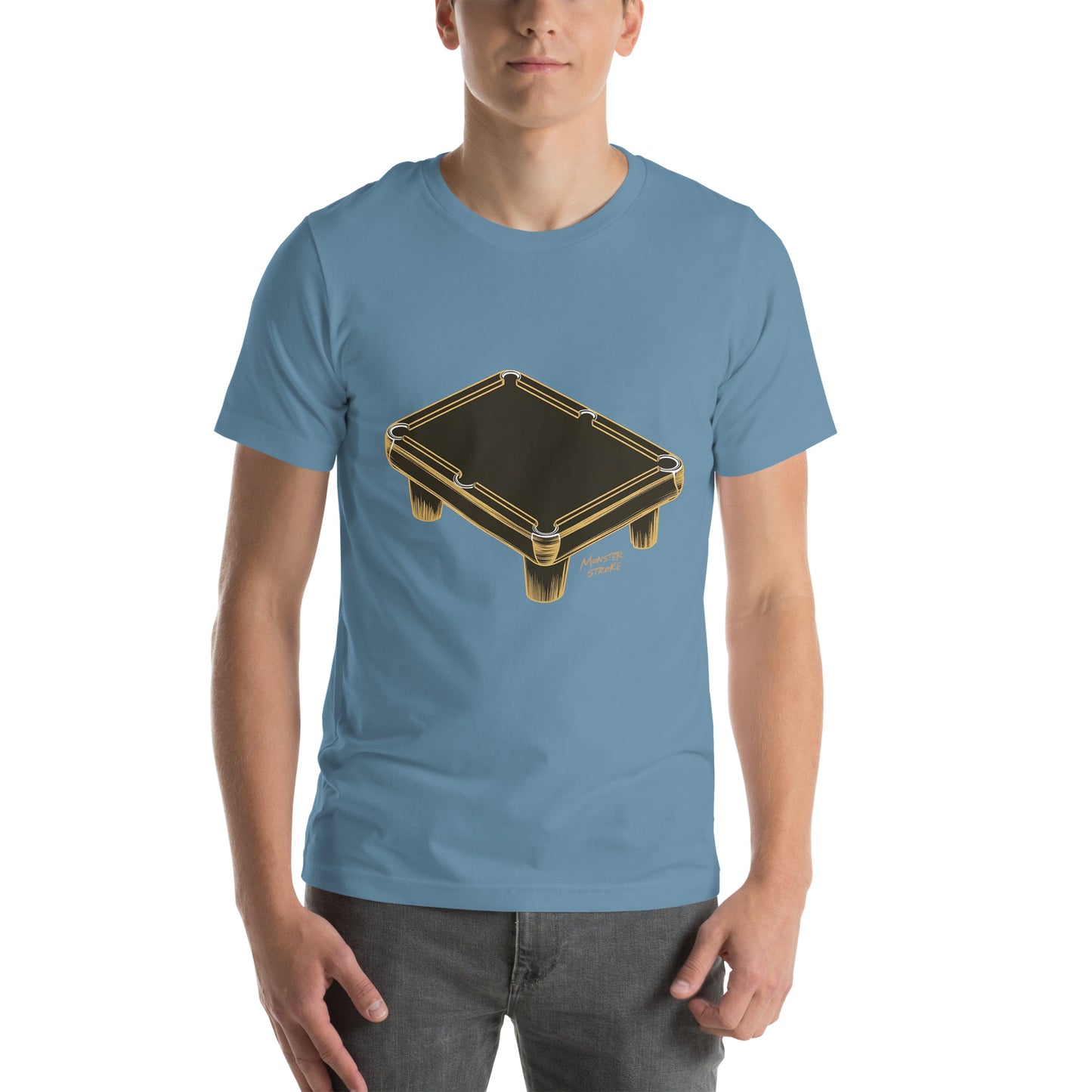 Pool Table Sketch Unisex t-shirt