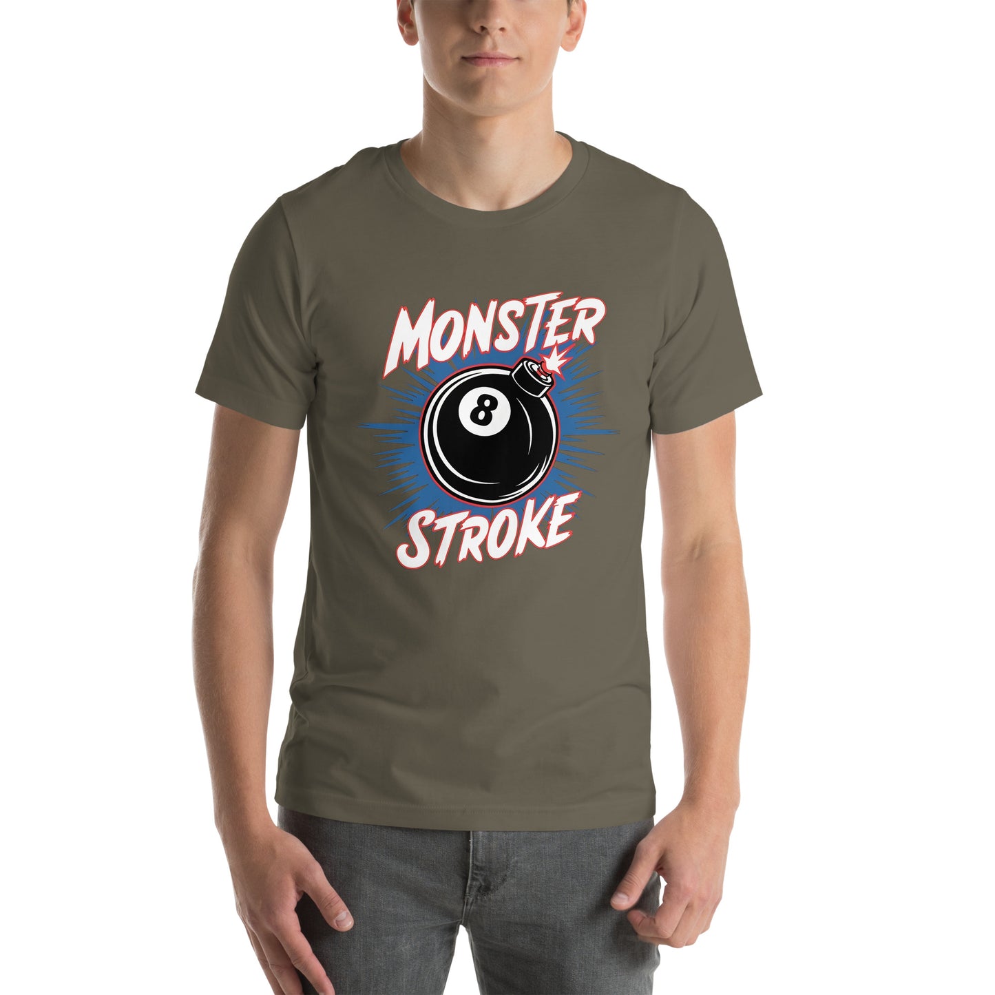 Monster Stroke 8-ball Bomb Unisex t-shirt