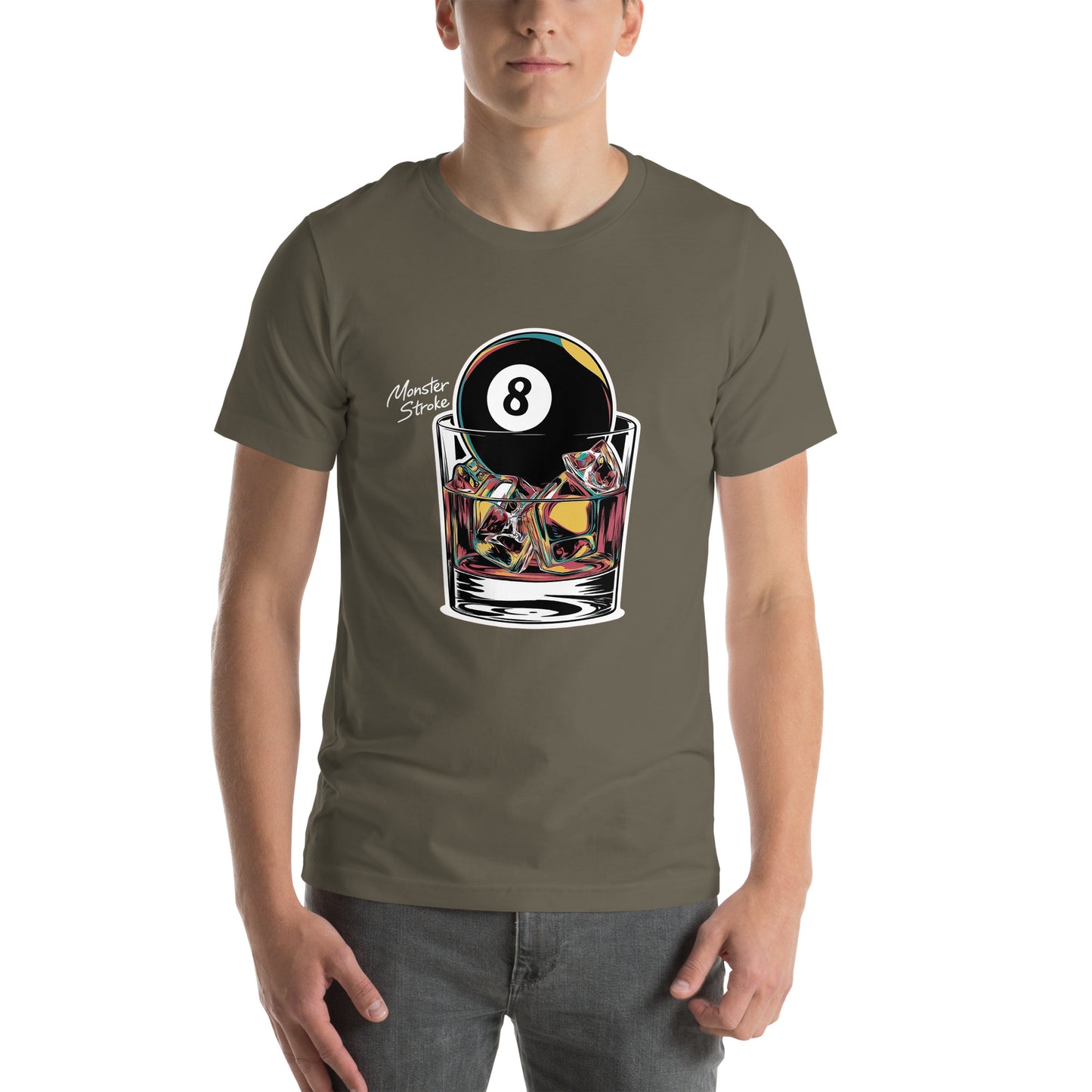 8-ball On The Rocks Unisex t-shirt