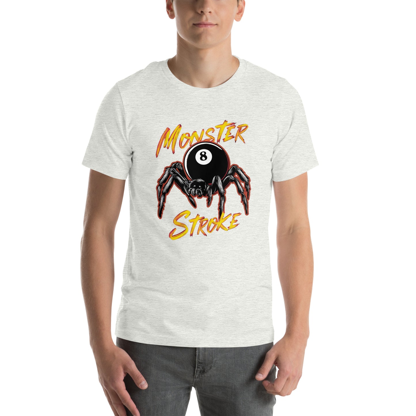 Monster Stroke 8-ball Spider Unisex t-shirt