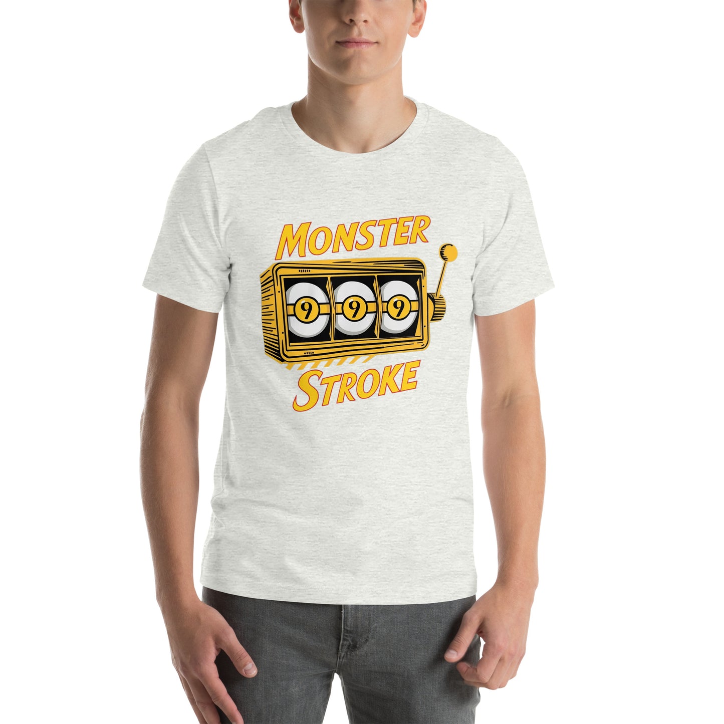 Monster Stroke Golden 9-ball Slot machine Unisex t-shirt