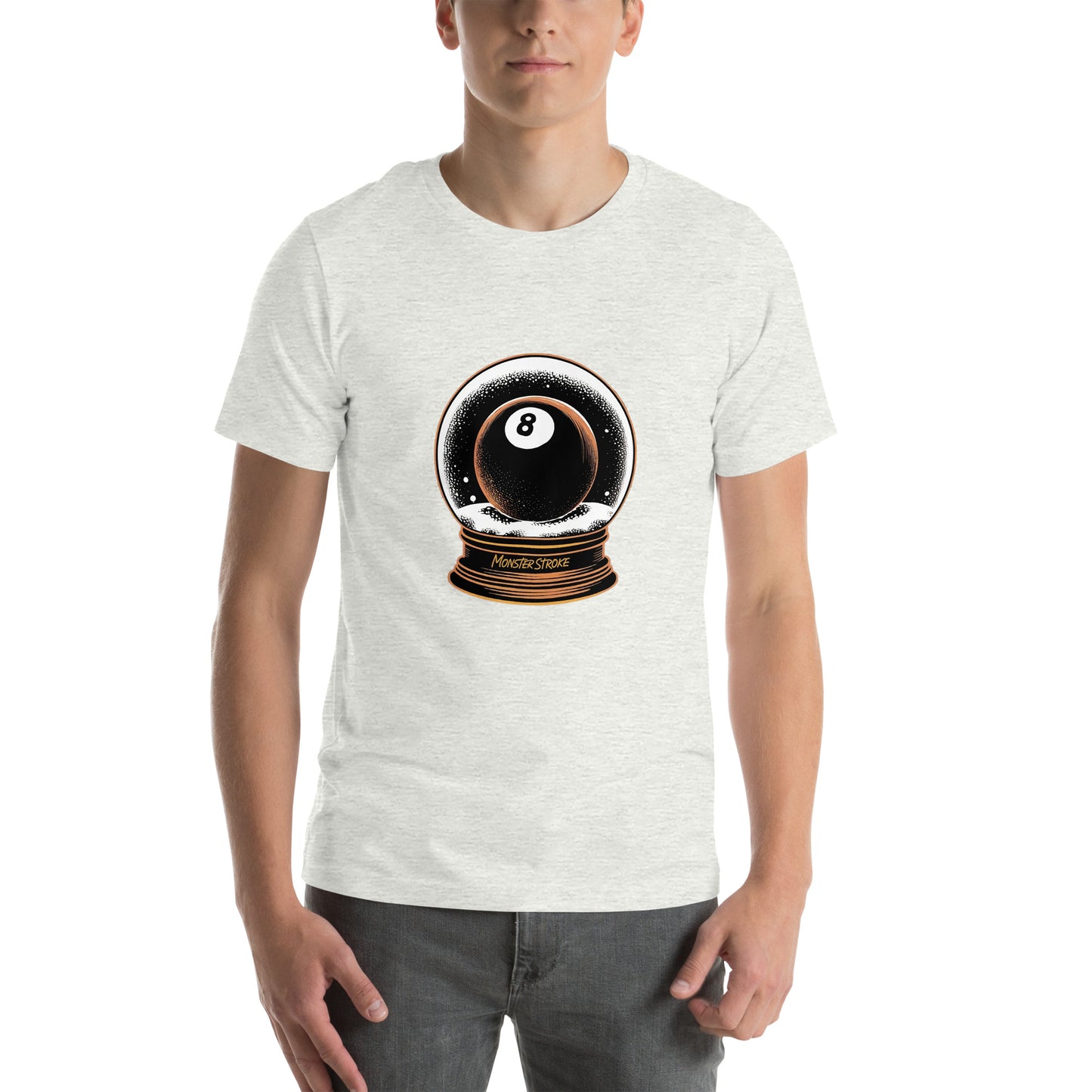 8-ball Snow Globe Unisex t-shirt