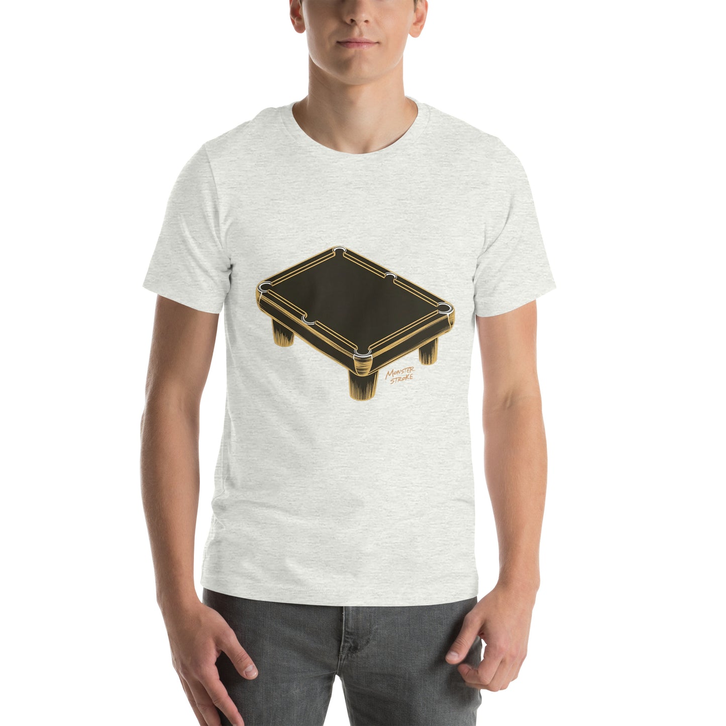 Pool Table Sketch Unisex t-shirt