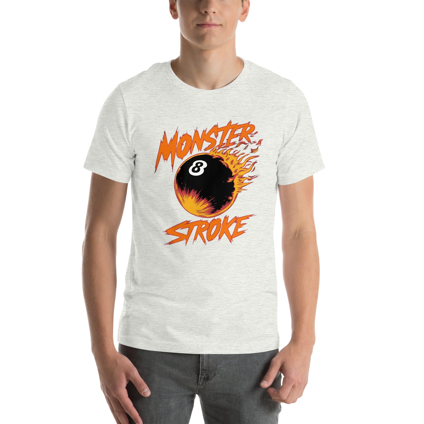 Monster Stroke 8-ball Asteroid Unisex t-shirt