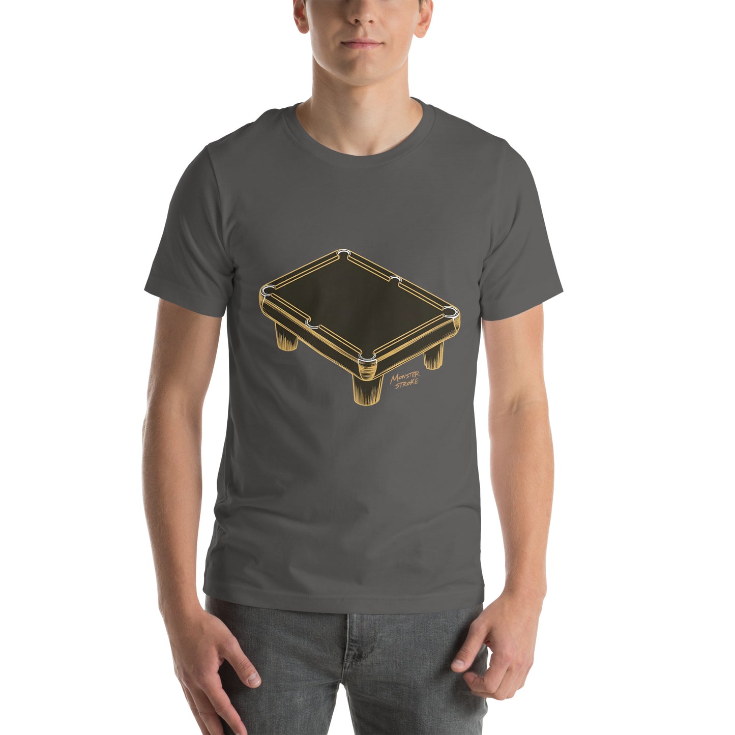 Pool Table Sketch Unisex t-shirt