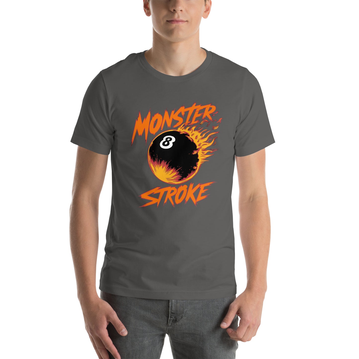 Monster Stroke 8-ball Asteroid Unisex t-shirt