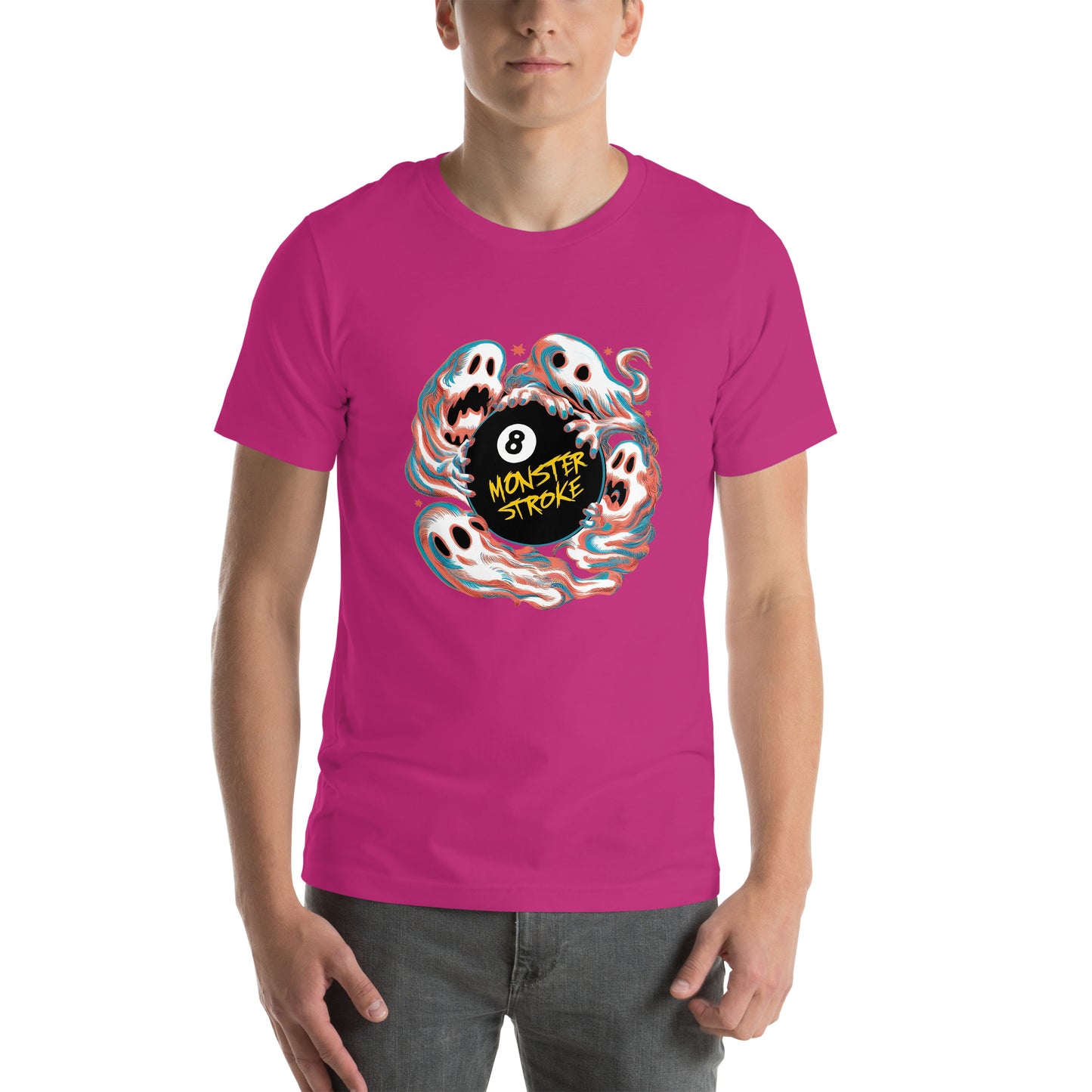 8-ball Ghost Unisex t-shirt