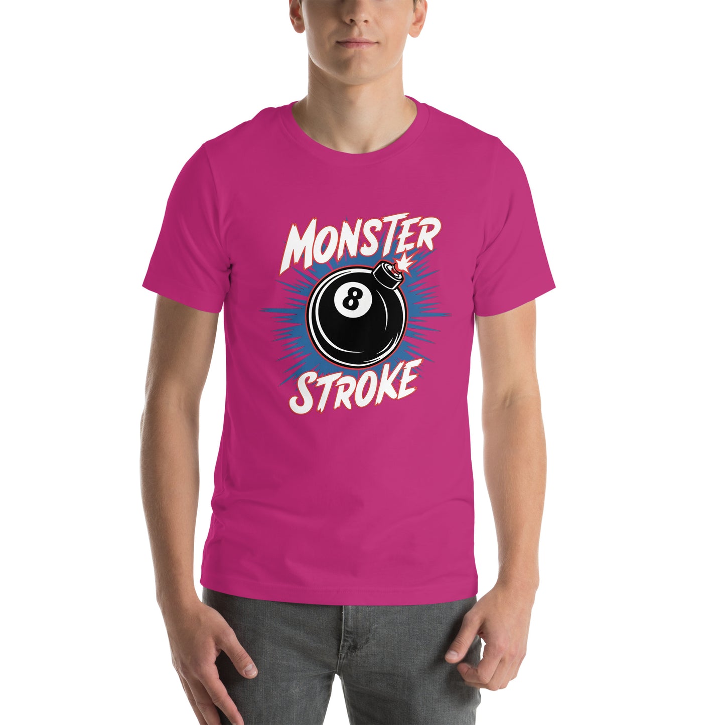 Monster Stroke 8-ball Bomb Unisex t-shirt