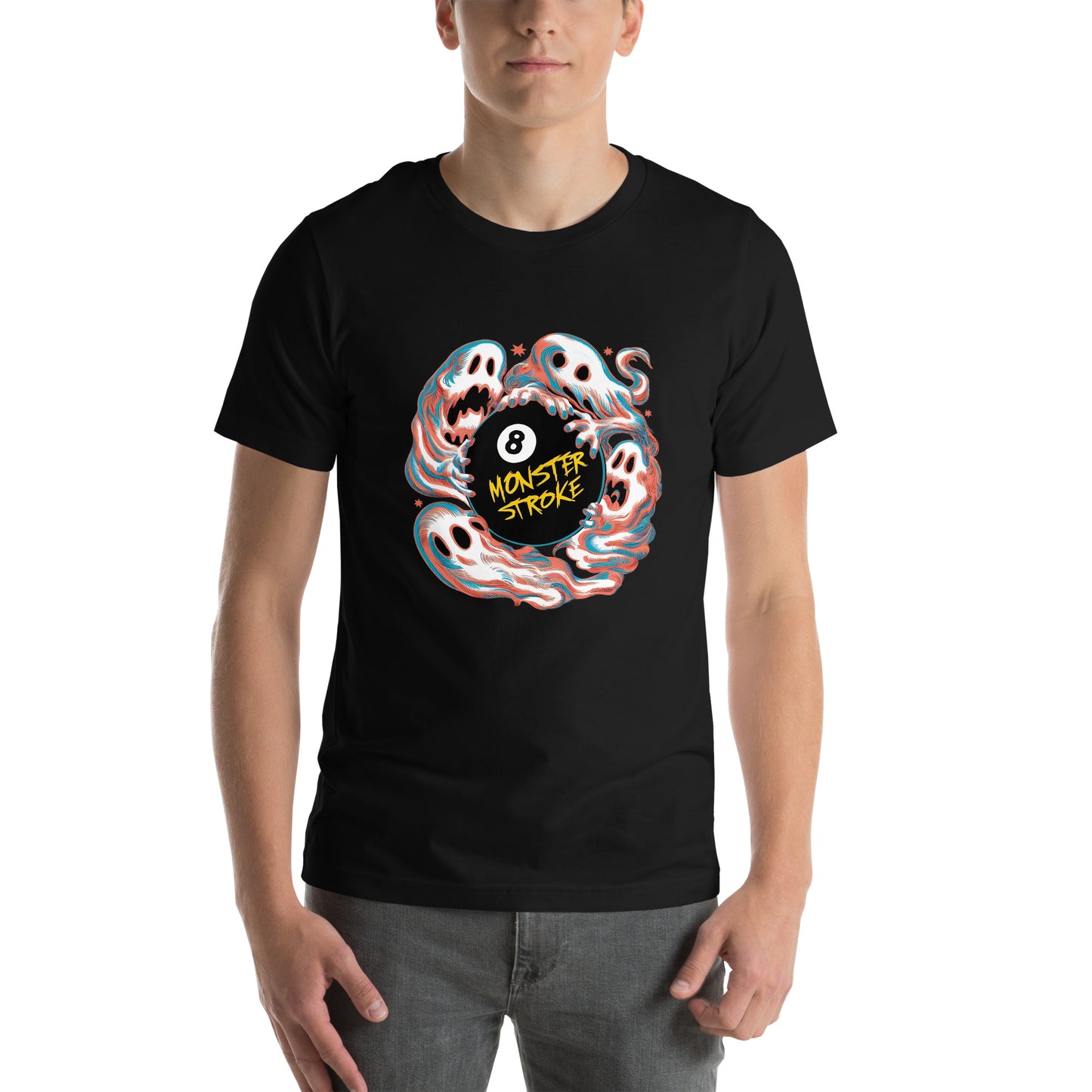 8-ball Ghost Unisex t-shirt