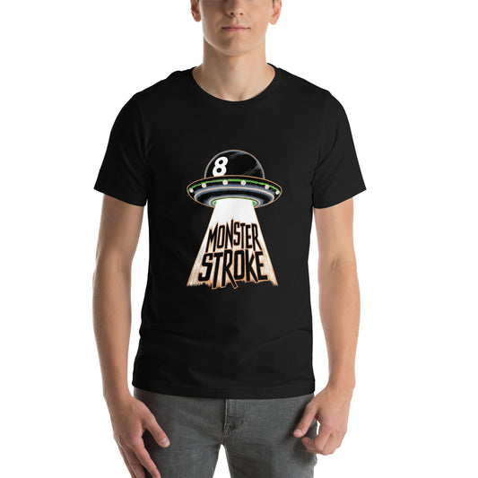 Monster Stroke 8-ball UFO Unisex t-shirt