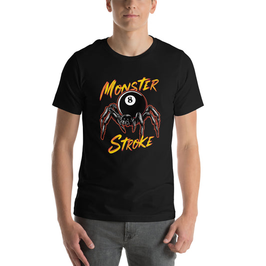 Monster Stroke 8-ball Spider Unisex t-shirt