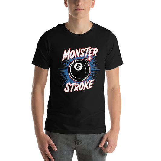 Monster Stroke 8-ball Bomb Unisex t-shirt