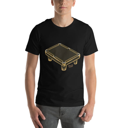 Pool Table Sketch Unisex t-shirt