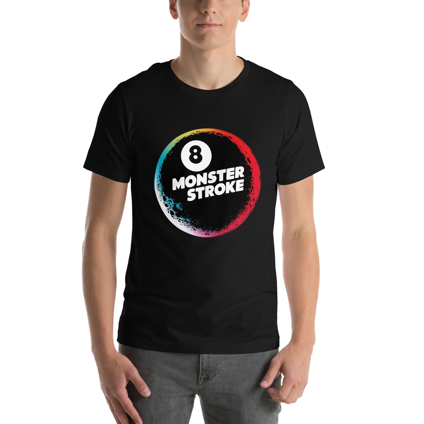 Dark side of the 8-ball Unisex t-shirt