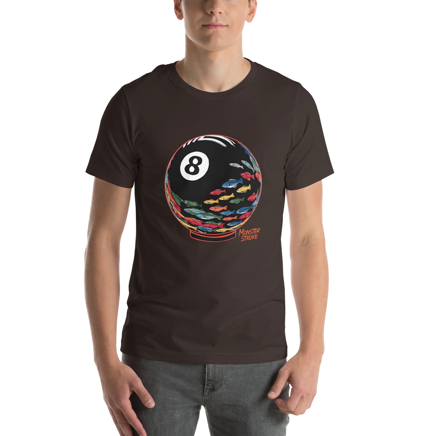 8-ball Fish Bowl Unisex t-shirt