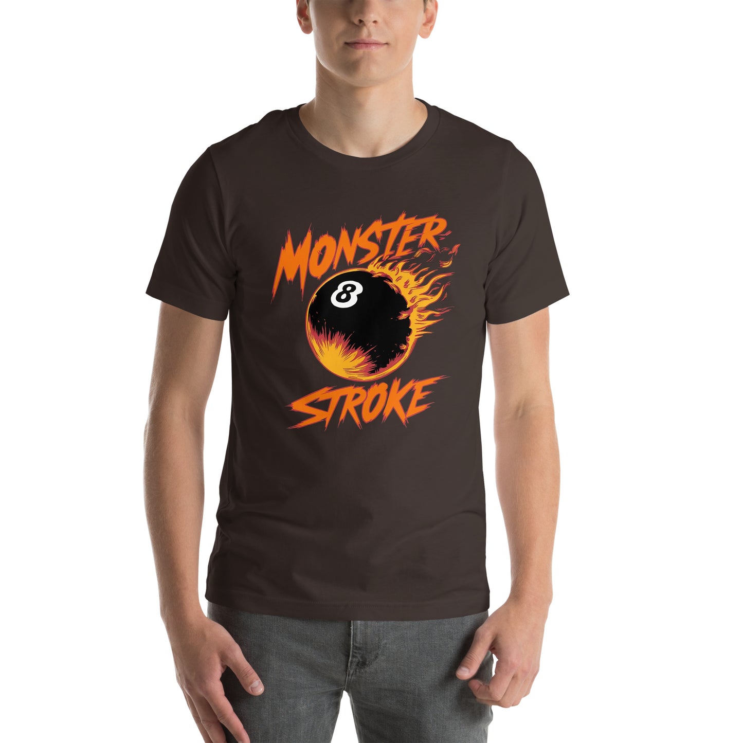 Monster Stroke 8-ball Asteroid Unisex t-shirt