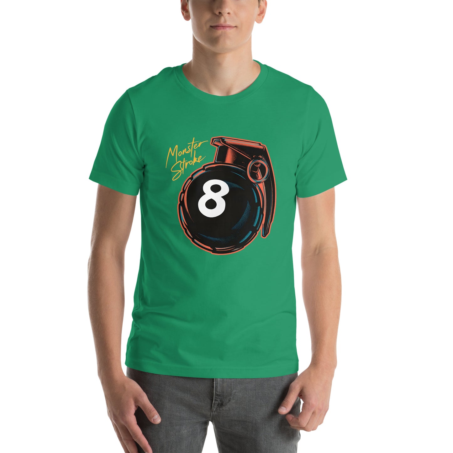 Monster Stroke 8-ball Grenade Unisex t-shirt