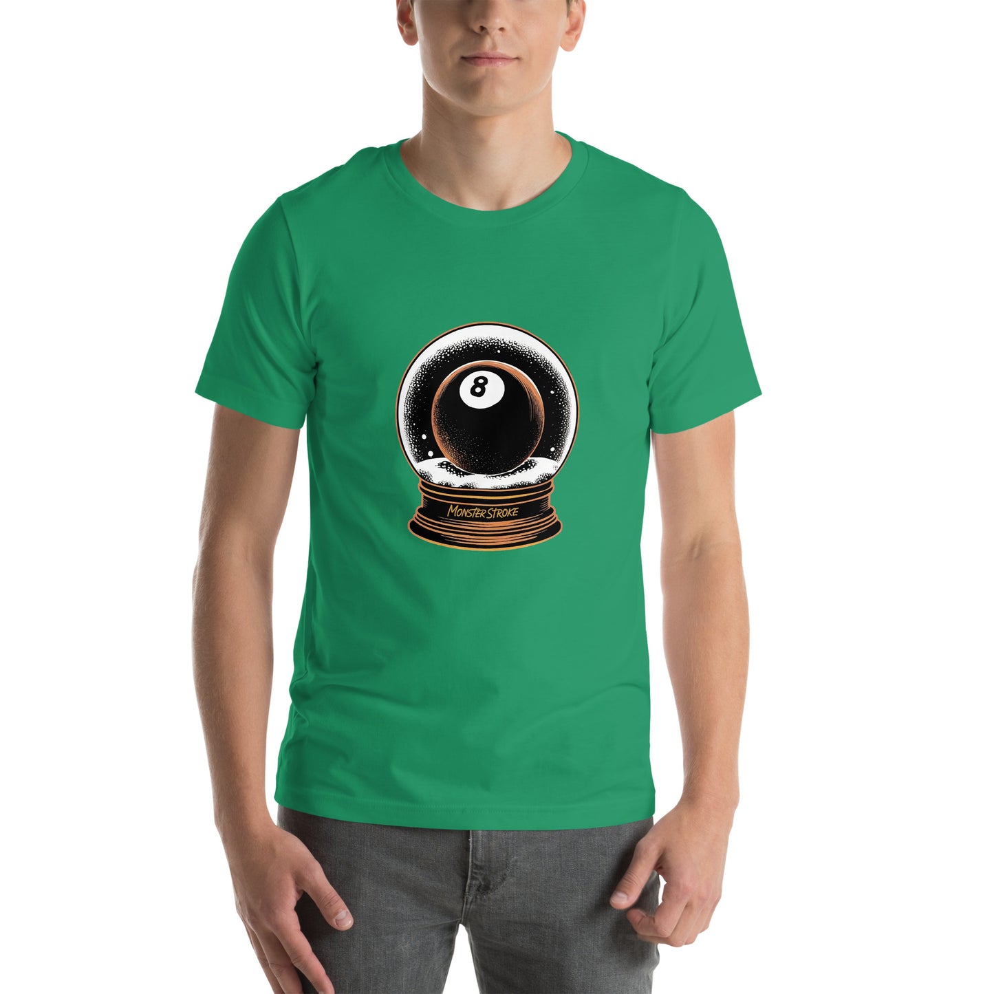 8-ball Snow Globe Unisex t-shirt