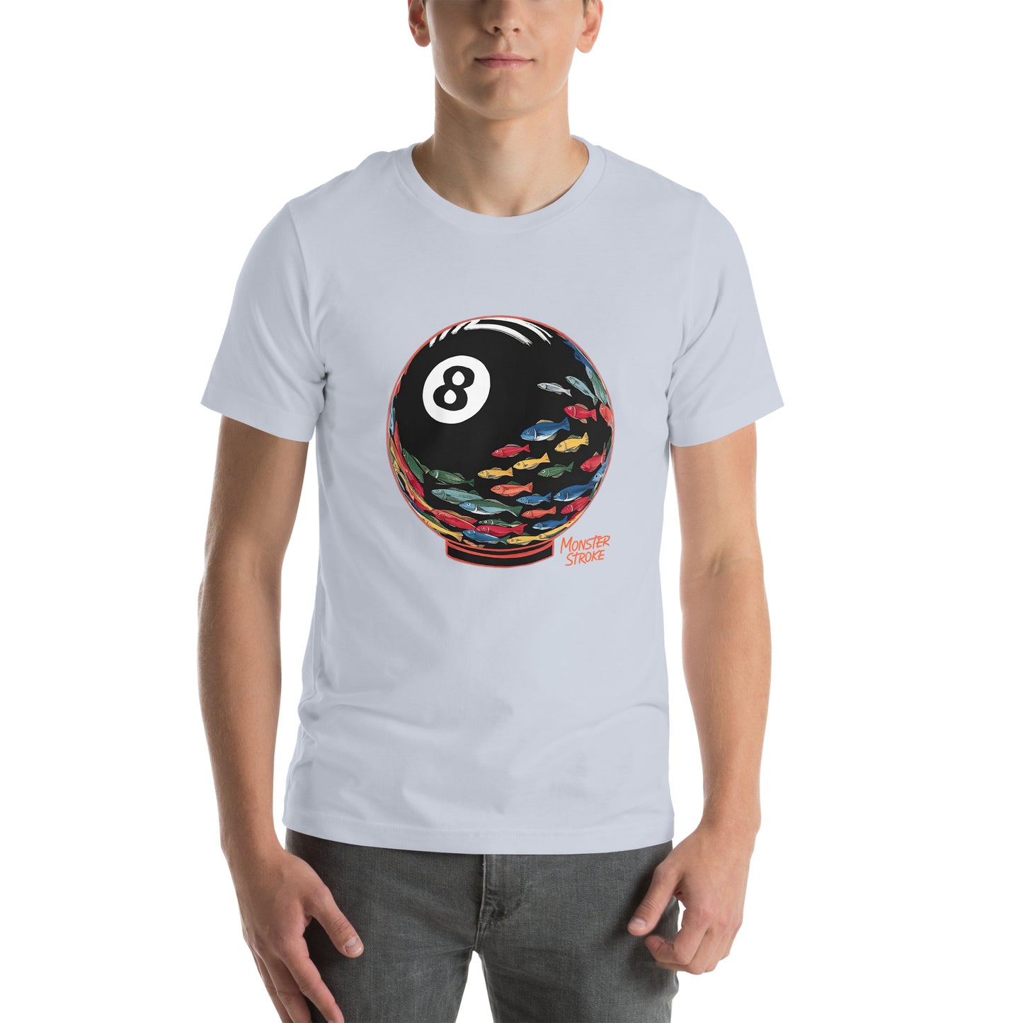 8-ball Fish Bowl Unisex t-shirt