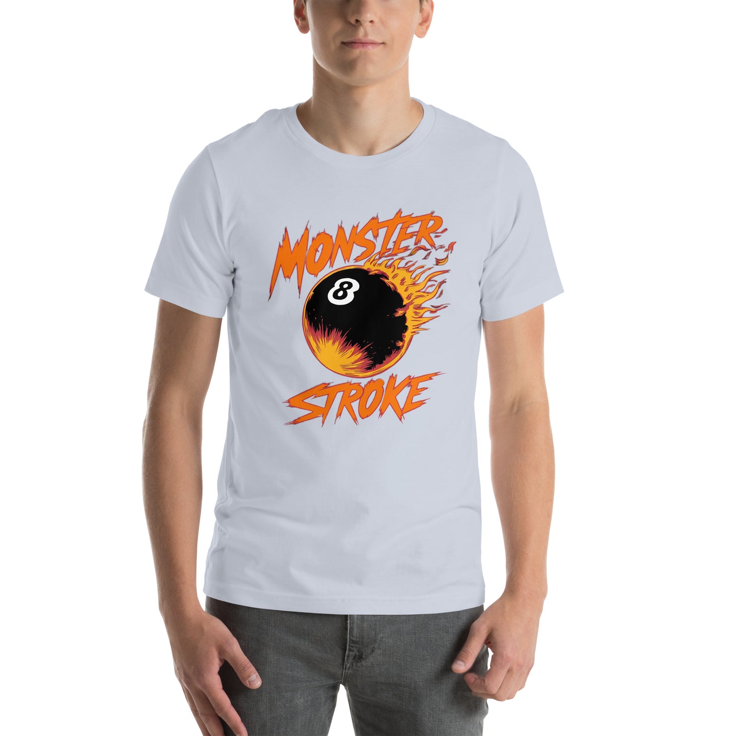 Monster Stroke 8-ball Asteroid Unisex t-shirt