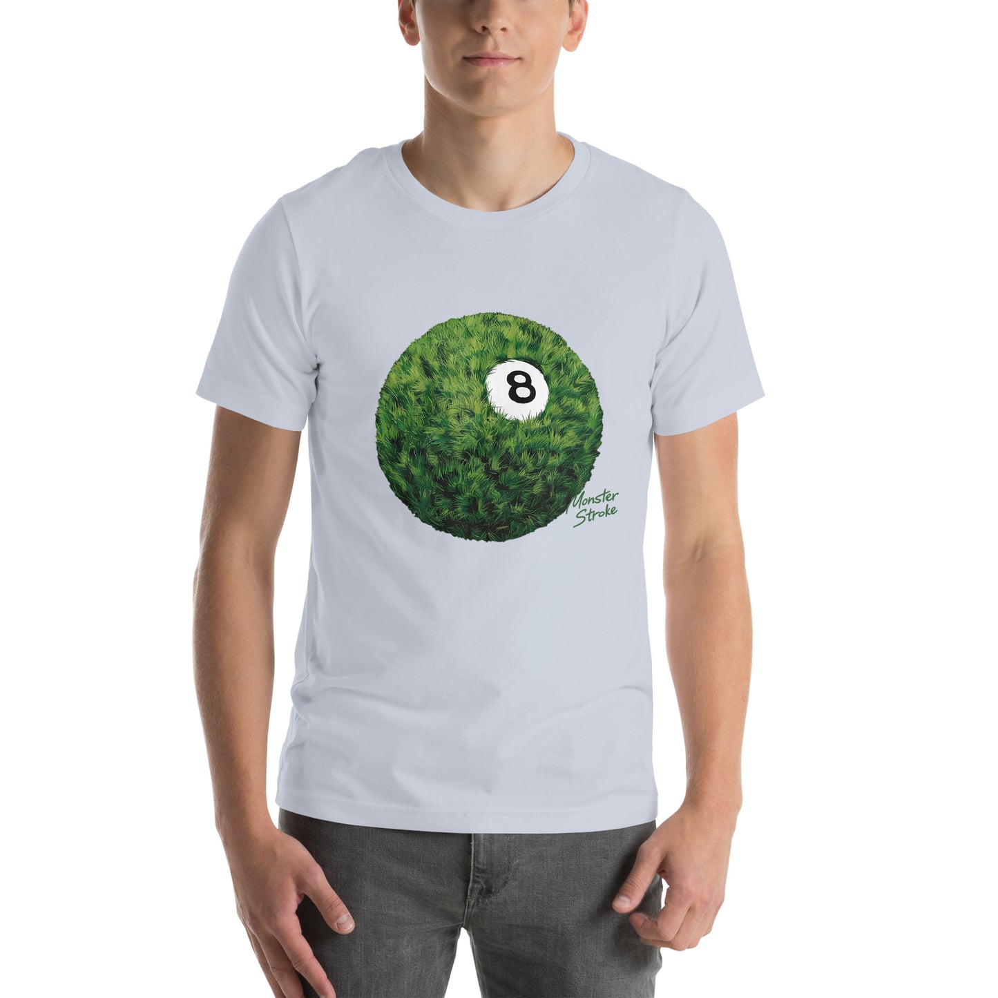 8-ball Grass billiards ball Unisex t-shirt