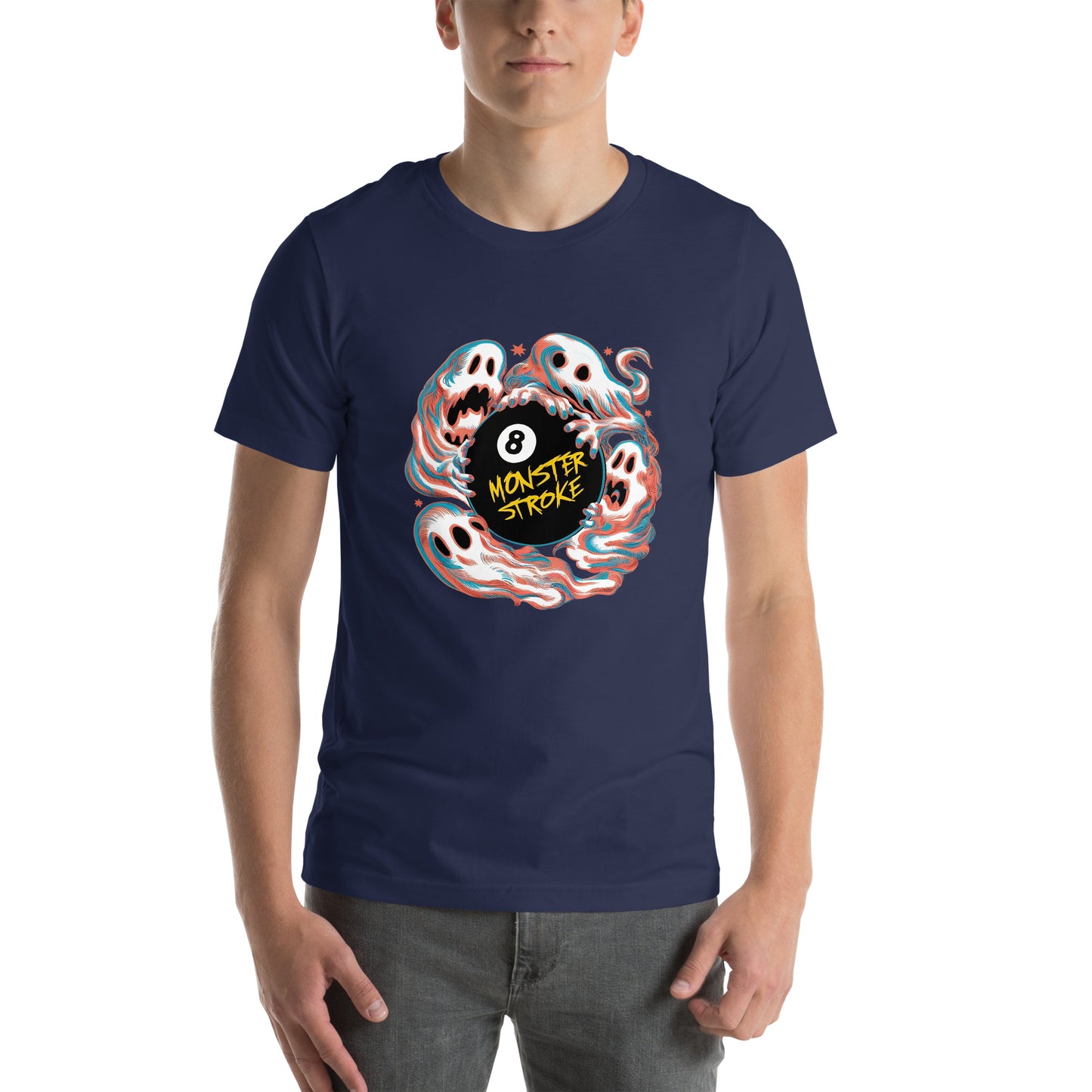 8-ball Ghost Unisex t-shirt