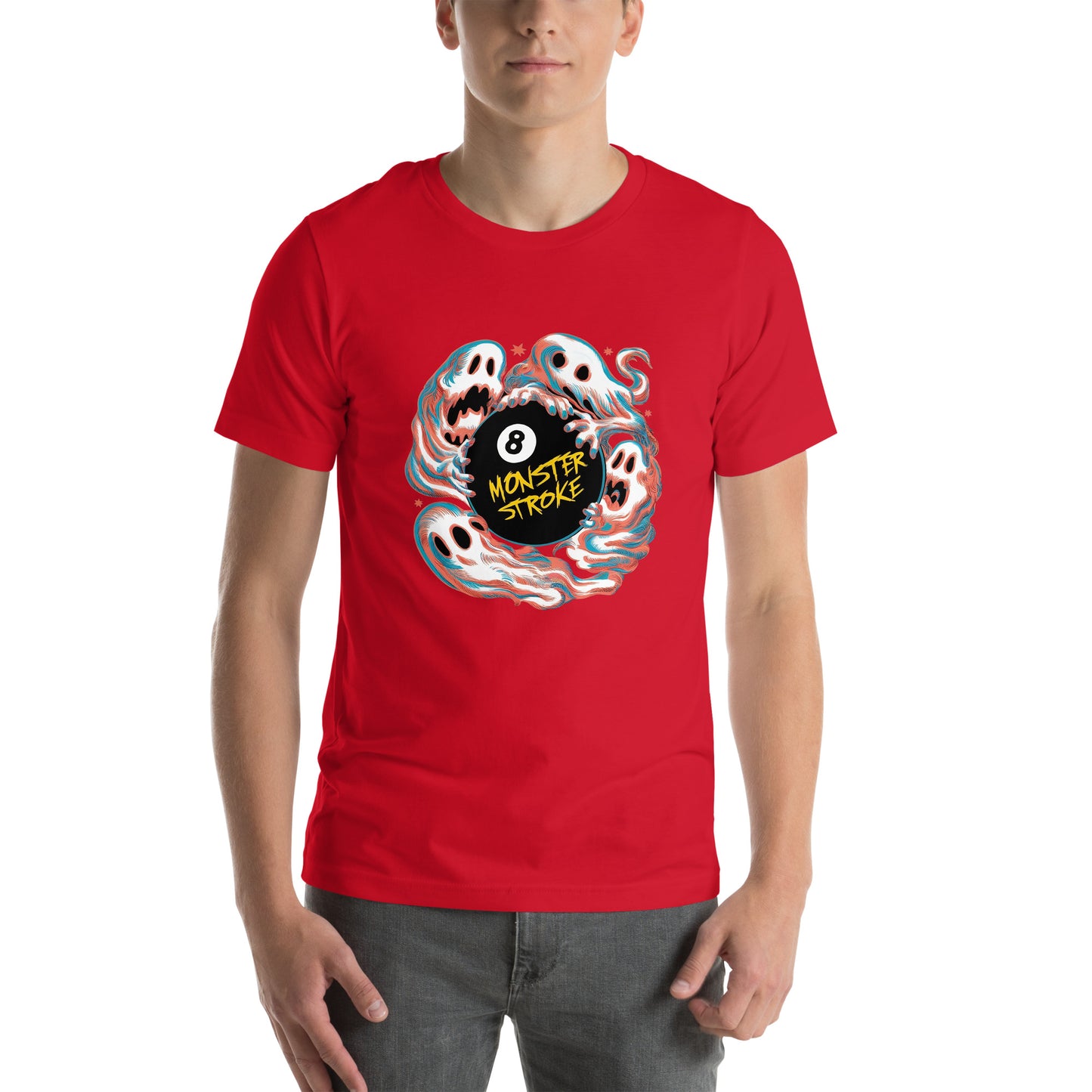 8-ball Ghost Unisex t-shirt