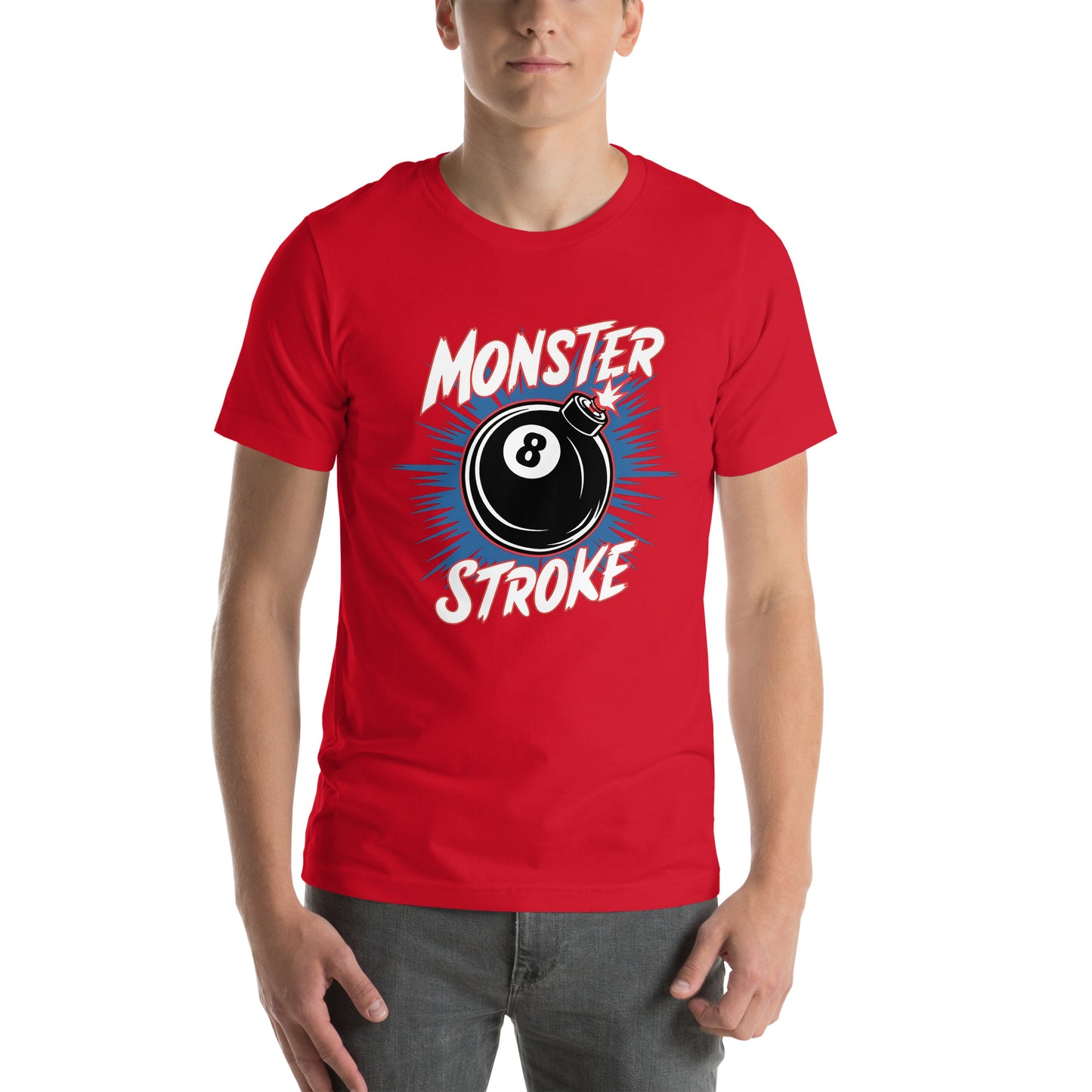 Monster Stroke 8-ball Bomb Unisex t-shirt