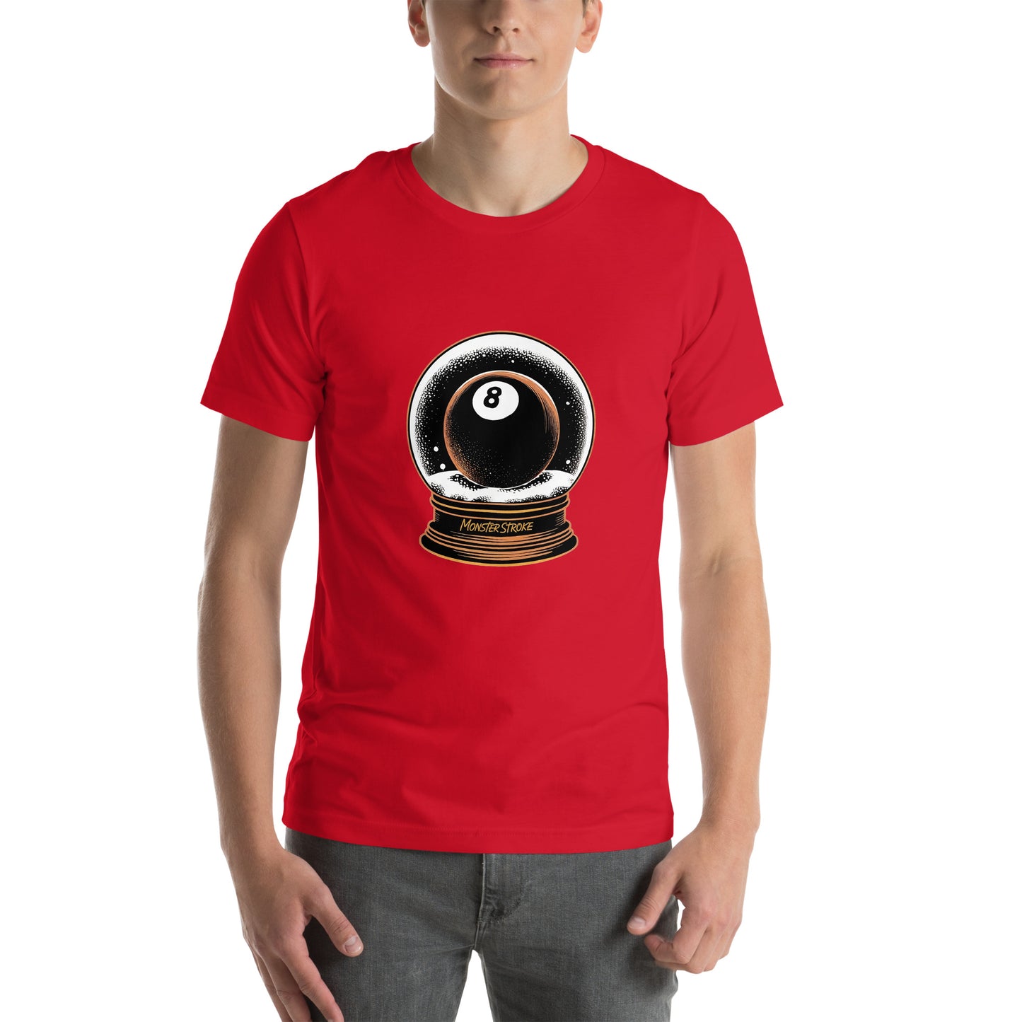 8-ball Snow Globe Unisex t-shirt