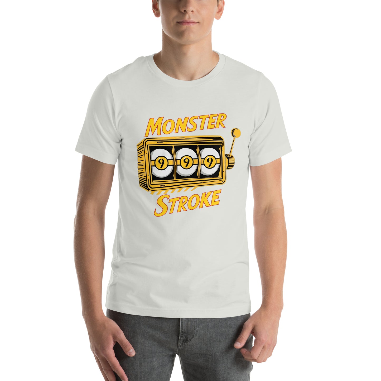 Monster Stroke Golden 9-ball Slot machine Unisex t-shirt