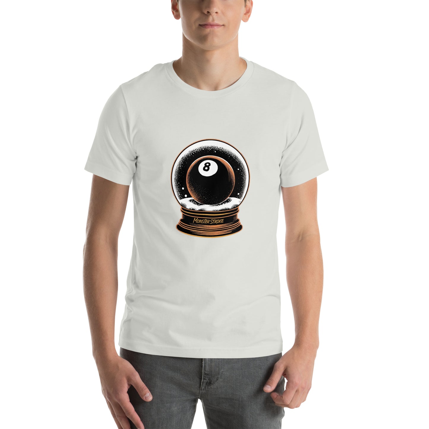8-ball Snow Globe Unisex t-shirt