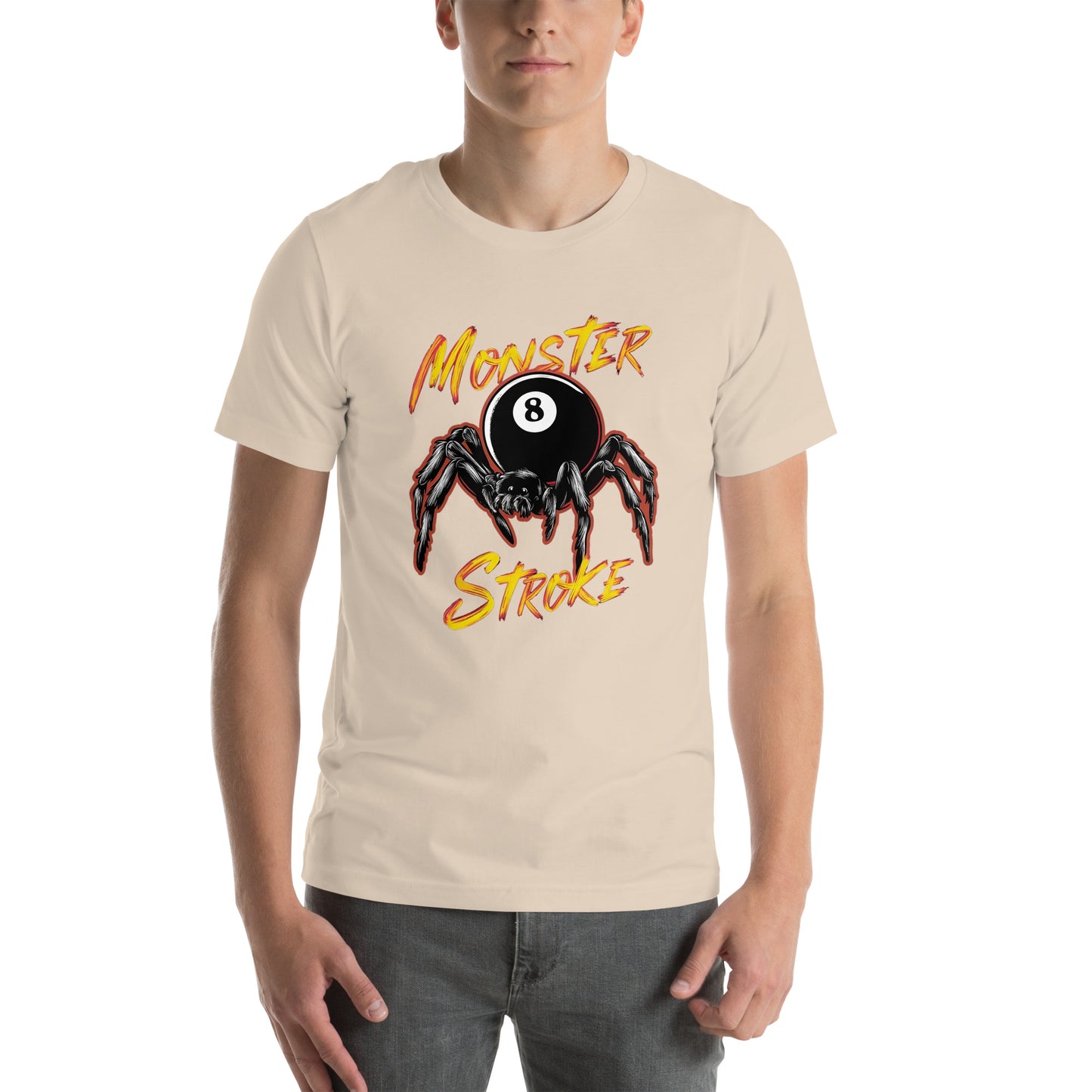 Monster Stroke 8-ball Spider Unisex t-shirt