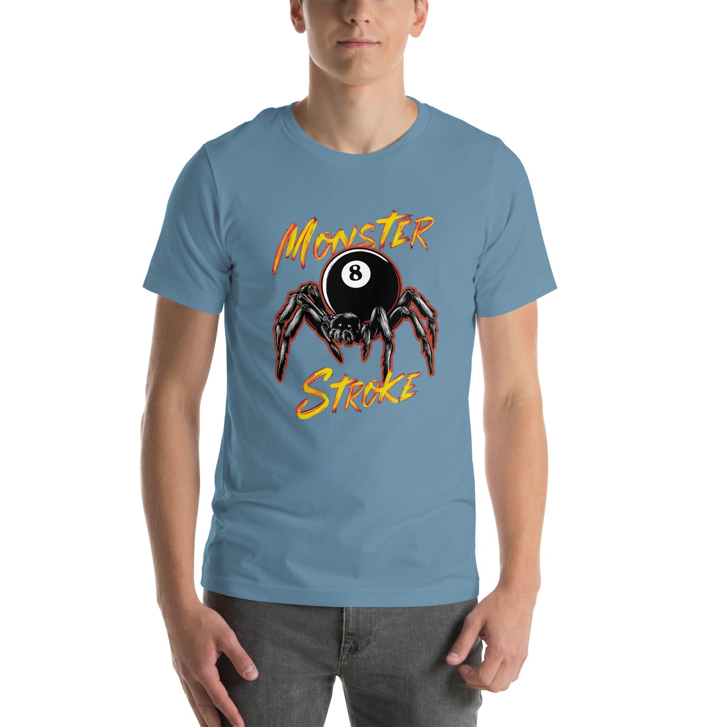 Monster Stroke 8-ball Spider Unisex t-shirt