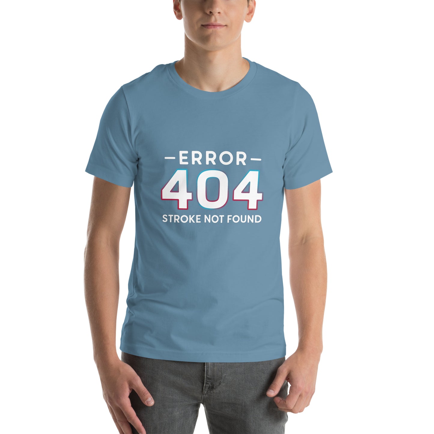 Error 404 Stroke Not Found Unisex t-shirt