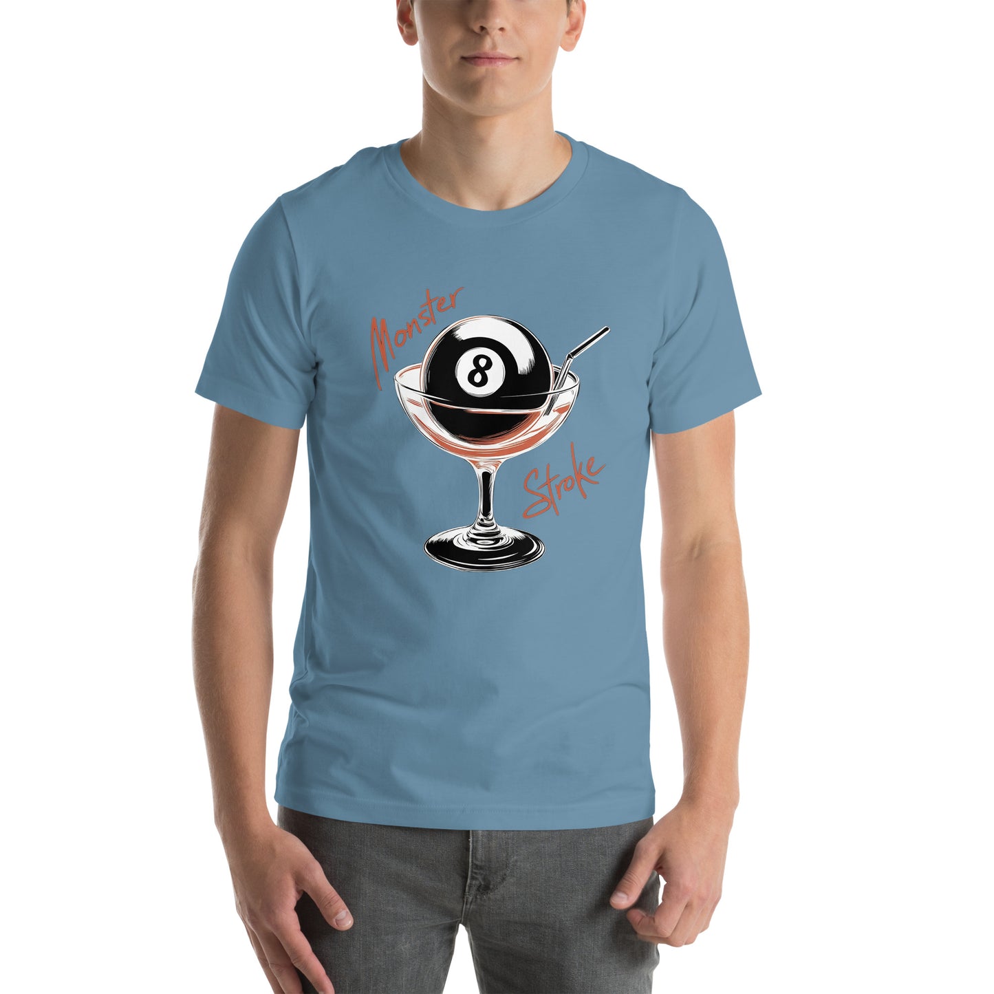 Monster Stroke 8-ball Cocktail Unisex t-shirt