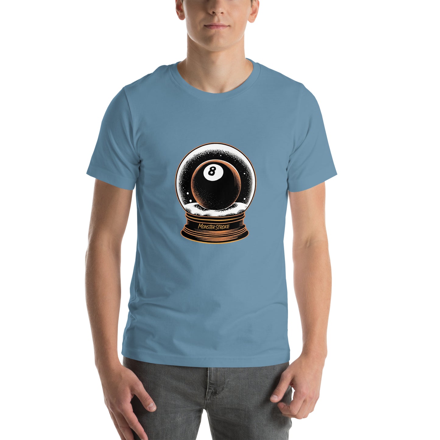 8-ball Snow Globe Unisex t-shirt