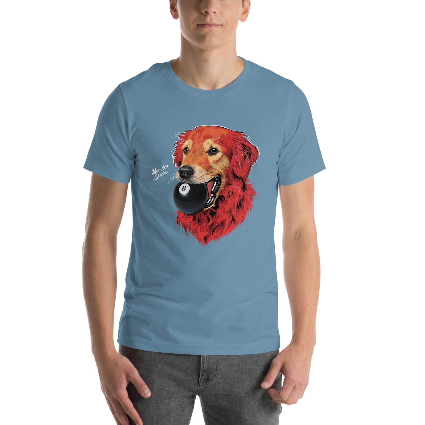 8-ball Dog Unisex t-shirt