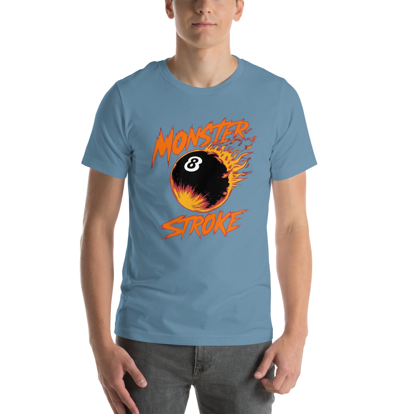 Monster Stroke 8-ball Asteroid Unisex t-shirt
