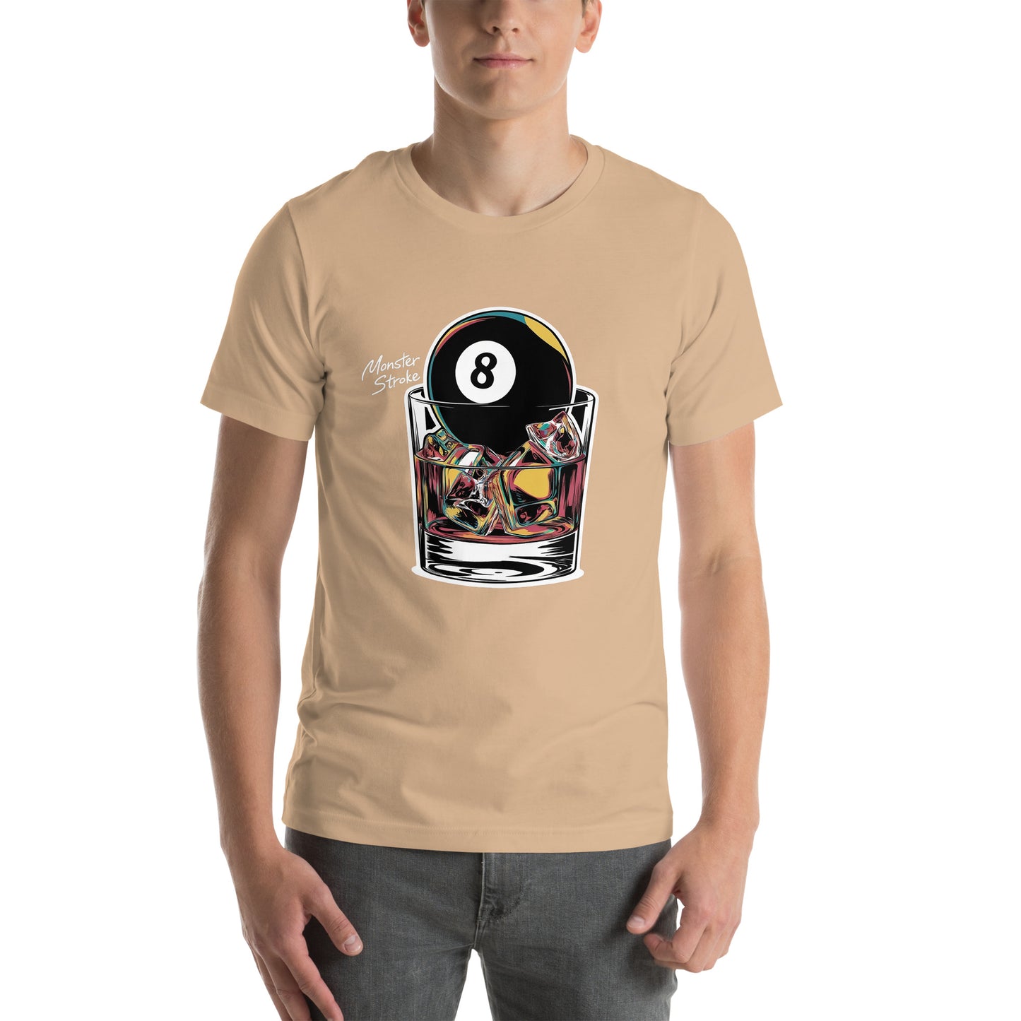 8-ball On The Rocks Unisex t-shirt